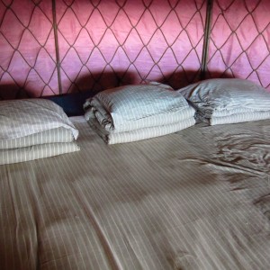 Inside the Yurt