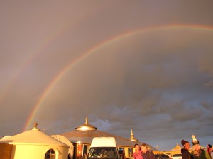 Beautiful Scene from the Yurt City