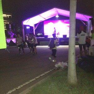 The stage of the Cyberjaya Marathon