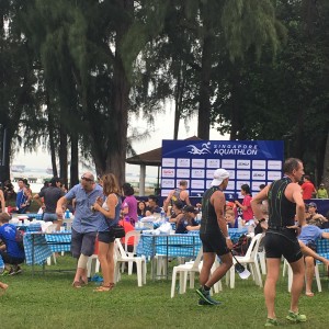 There are ample area for the participants to rest and change after the race. The only place to change up is the public toilet nearby which offer only one closed shower and many open air showers which is good enough for quick clean up!