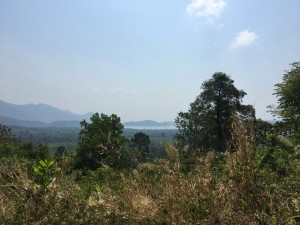 Mountain range in View